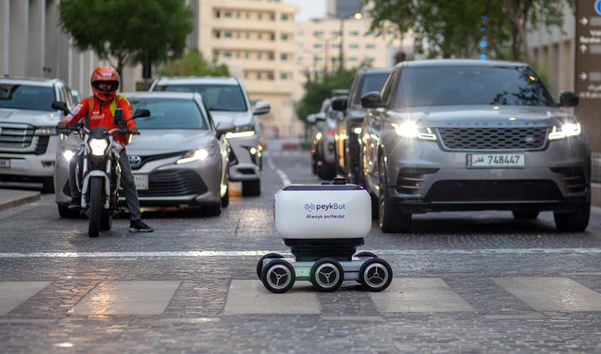 Peyk trials its first robots in Qatar